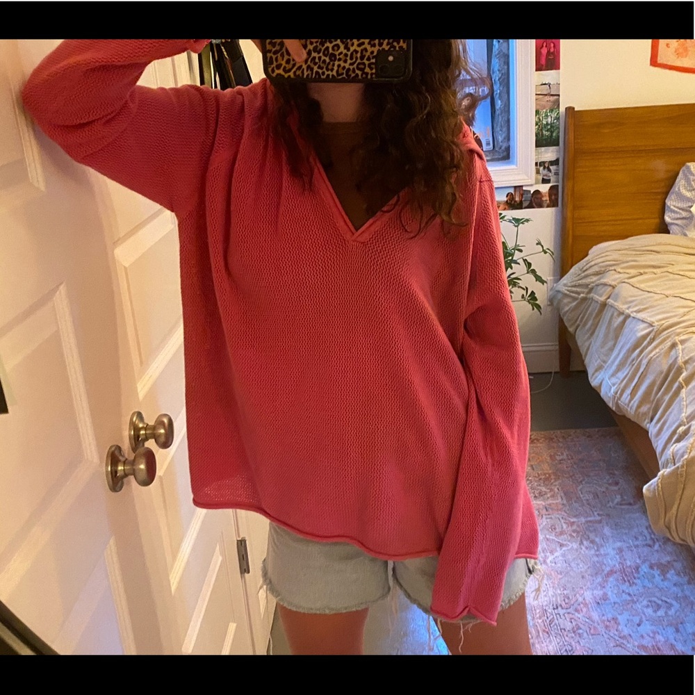 Pink sweater